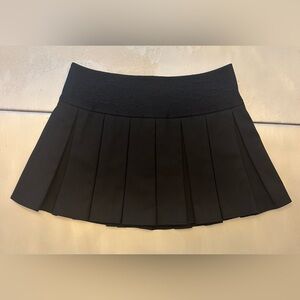 bebe Black Lace Waist Mini Skirt